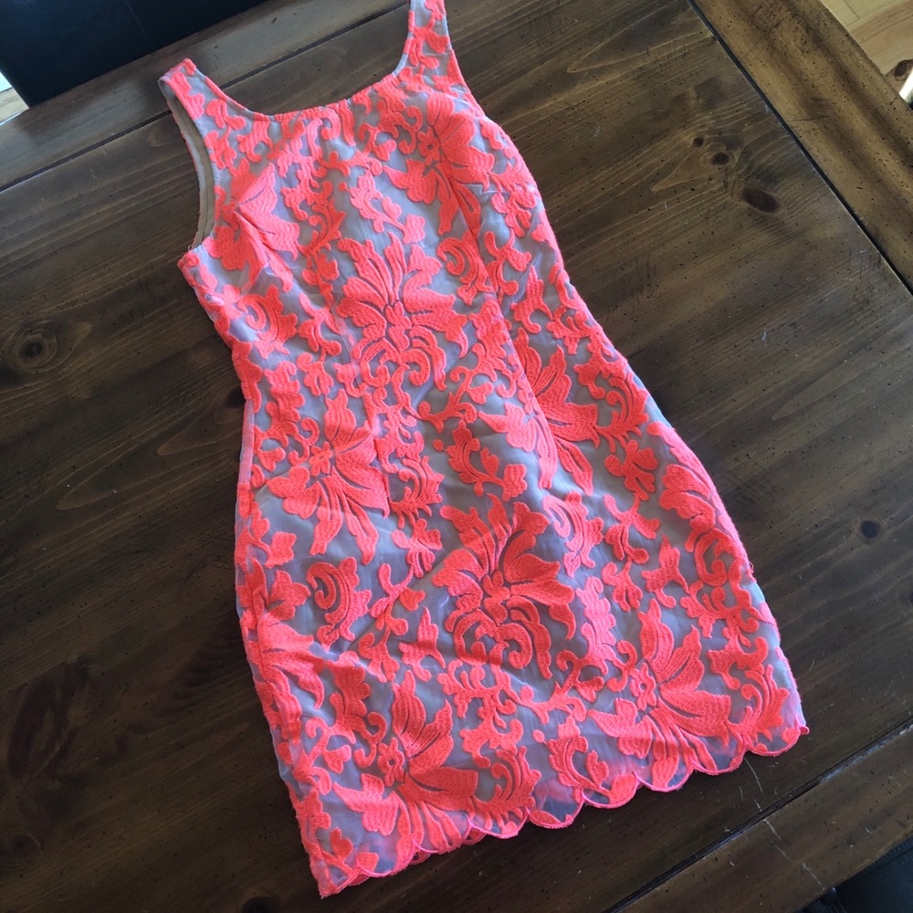 Ladakh orange and tan dress
